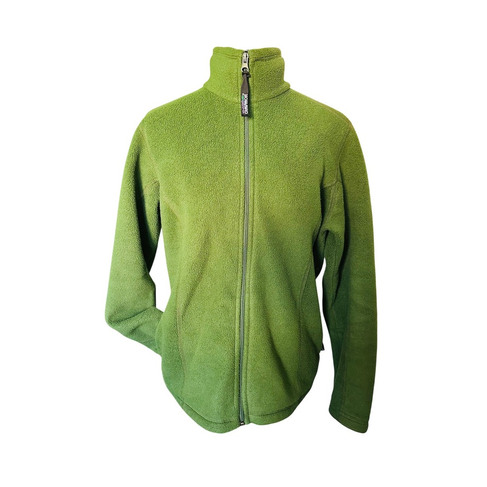 Campmor‎ Fleece Jacket Full Zip Green Polartec Mens Size L